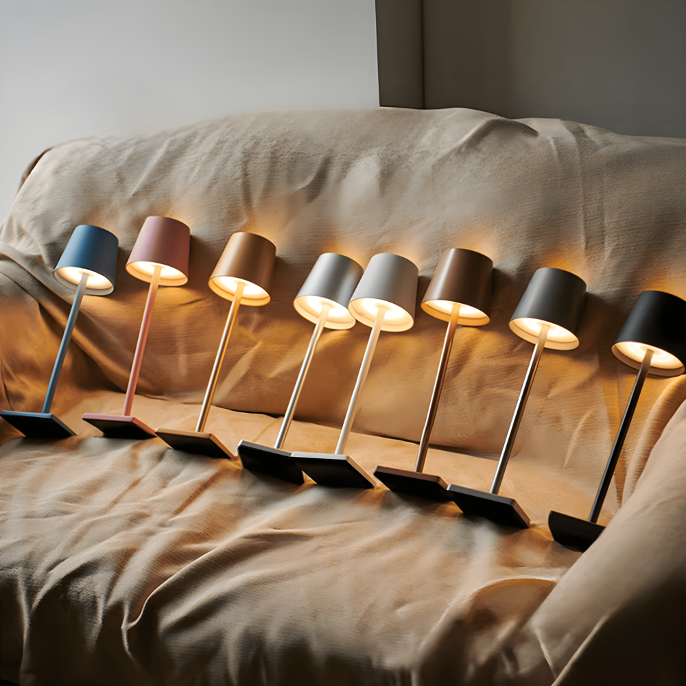 Lampe de Table Multifonctionnelle Sans Fil Rechargeable Nordia Light
