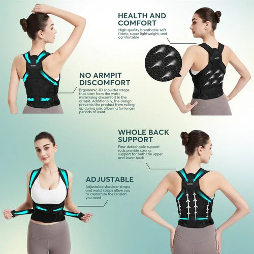 PostureEase | Ceinture de soulagement des douleurs dorsales réglable