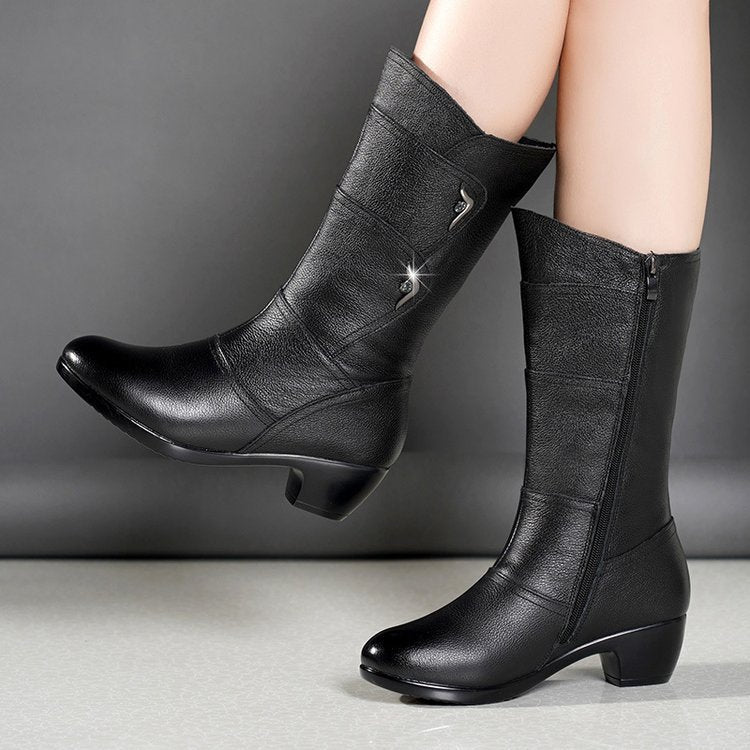 Fiora | Bottines pour femmes avec plateforme et talon bloc