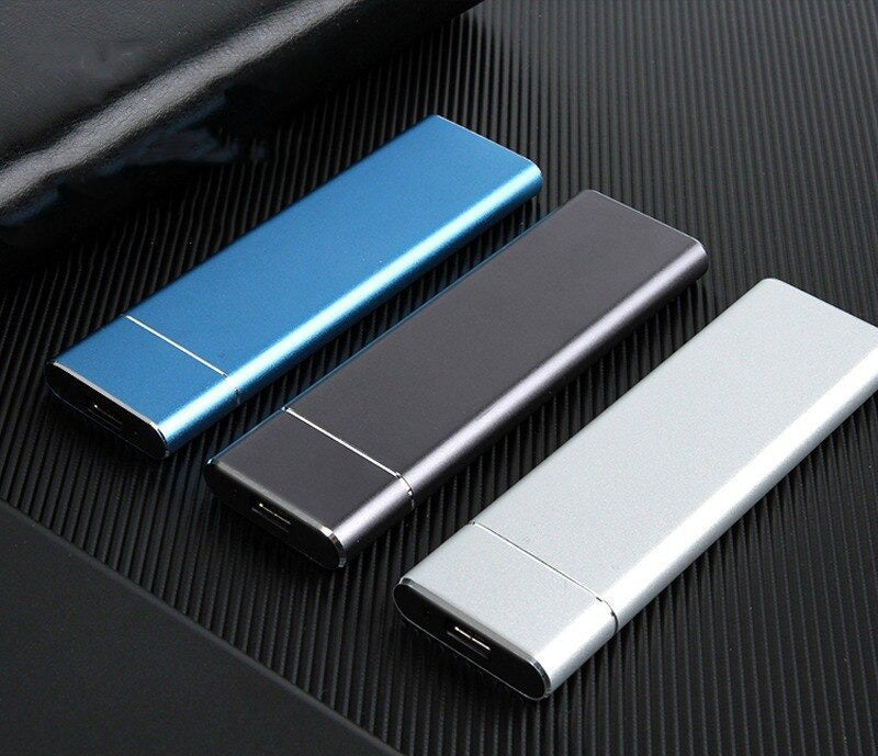 Disque Dur Externe SSD Portable 8 To avec USB 3.1 pour Transferts de Fichiers Rapides – Design Léger et Compact