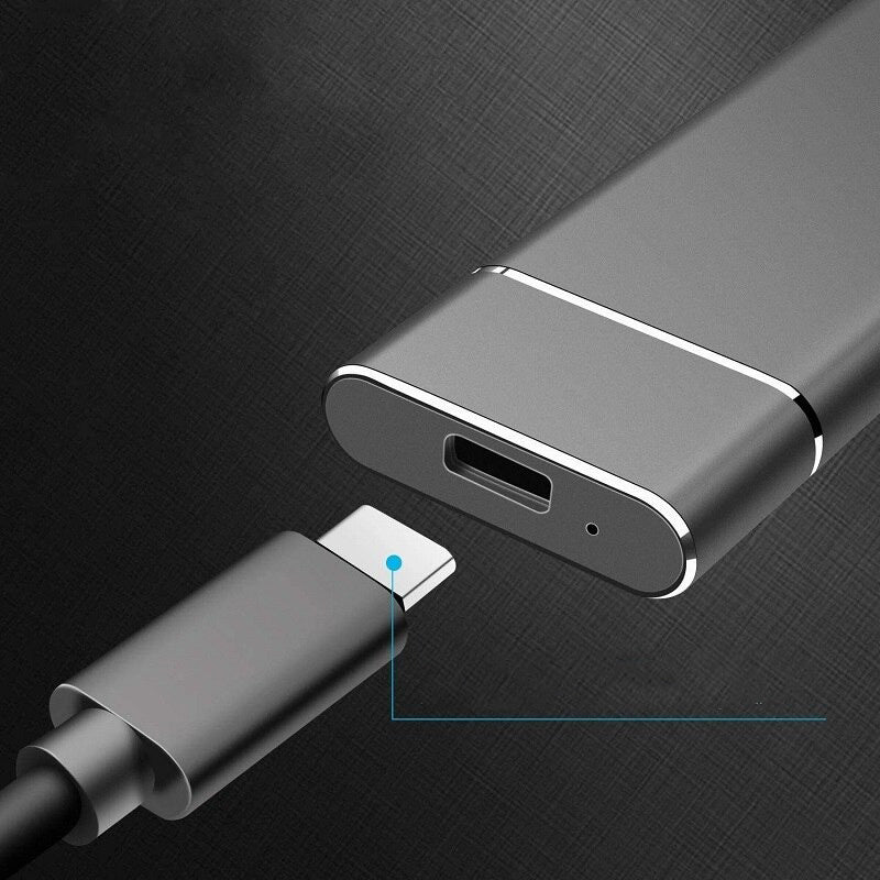 Disque Dur Externe SSD Portable 8 To avec USB 3.1 pour Transferts de Fichiers Rapides – Design Léger et Compact