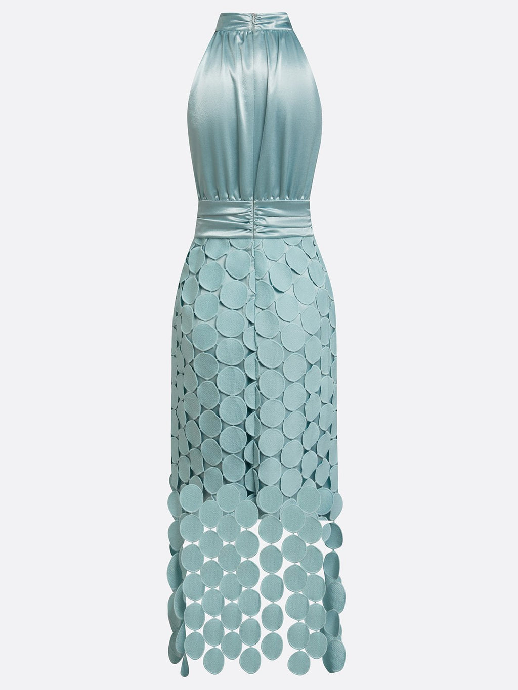 MOREAU LYON | ROBE MIDI CHIC À COL HALTER POUR FEMMES