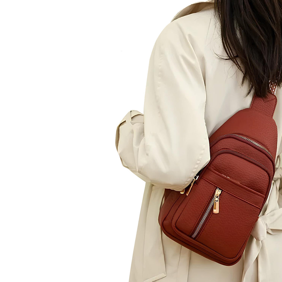 LuxuraGuard Chic Sac à Bandoulière | Design Élégant Anti-Vol pour un Usage Quotidien Sûr