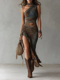 MOREAU LYON | ROBE BOHO MIDI POUR FEMMES