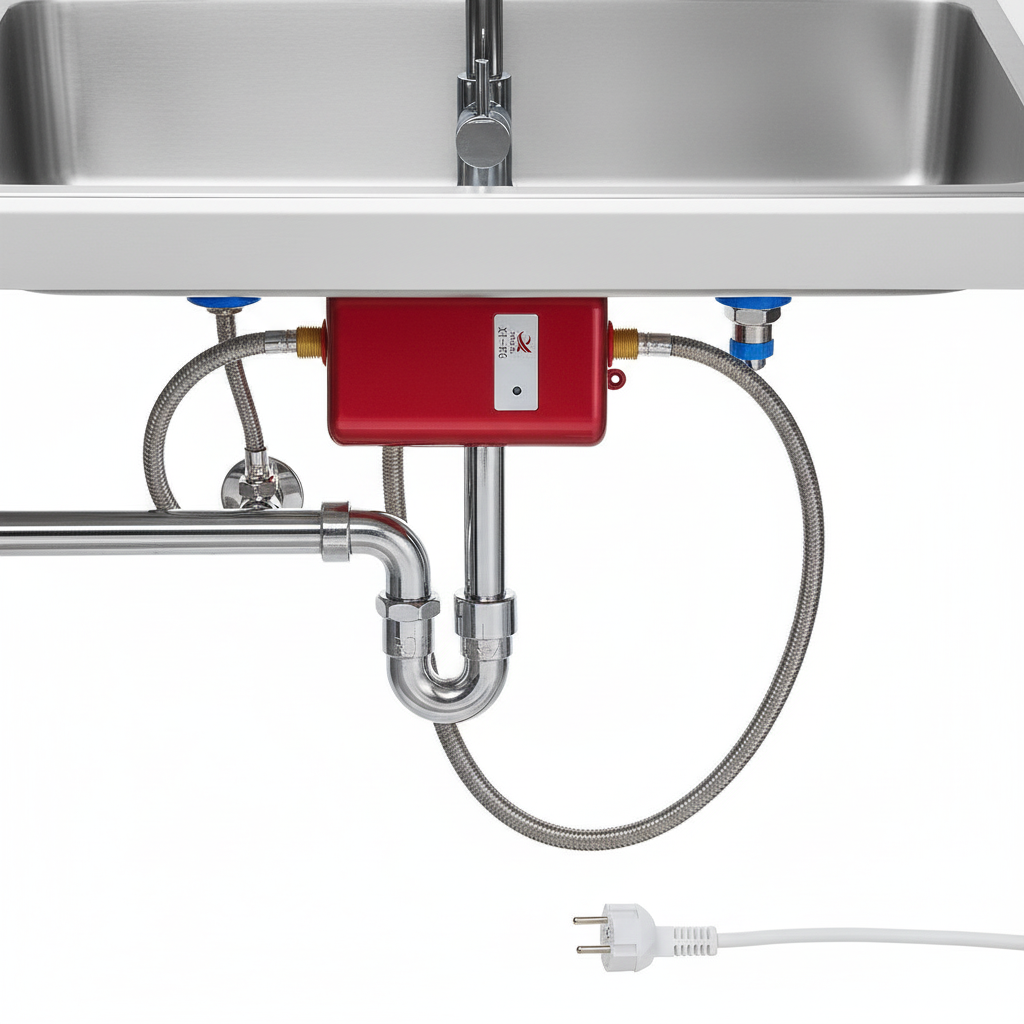 Chauffe-eau Électrique Sans Réservoir Intelligent avec Protection de Température