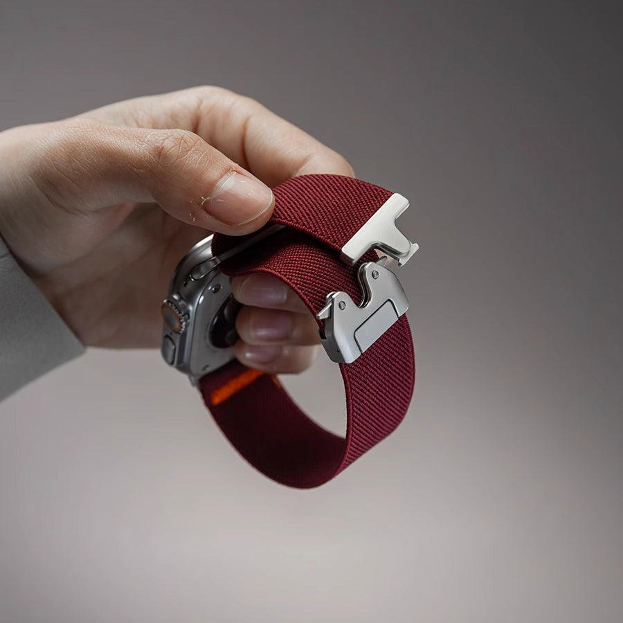 LuxeFlex Elite Nylon Band | Bandes élastiques confortables et élégantes pour Apple Watch