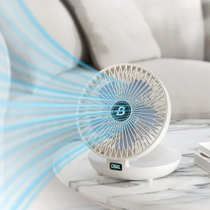 AeroLux Élégant Ventilateur Portable | Ventilateur pliable et stylé pour un confort ultime