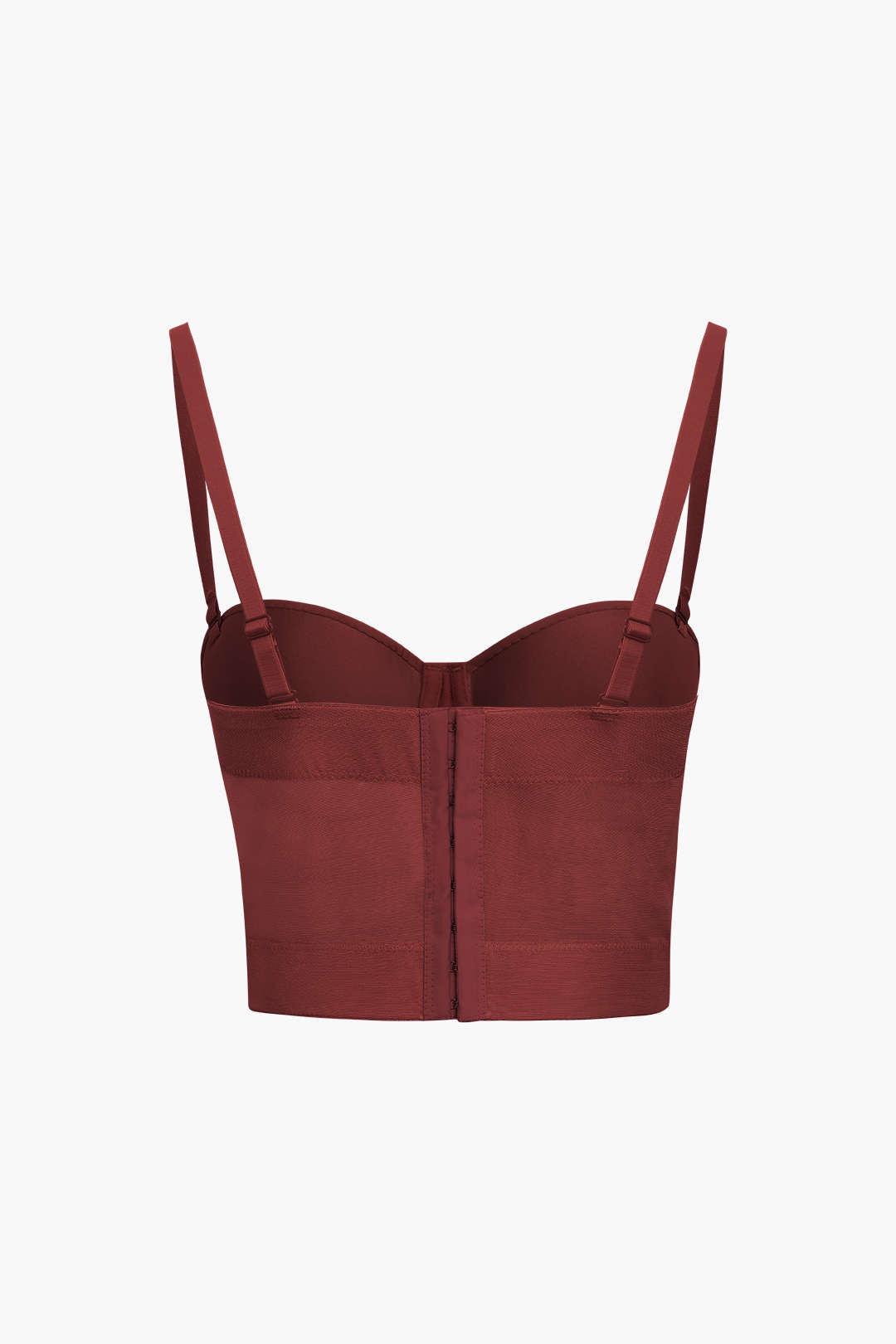 Top bustier en maille avec armatures