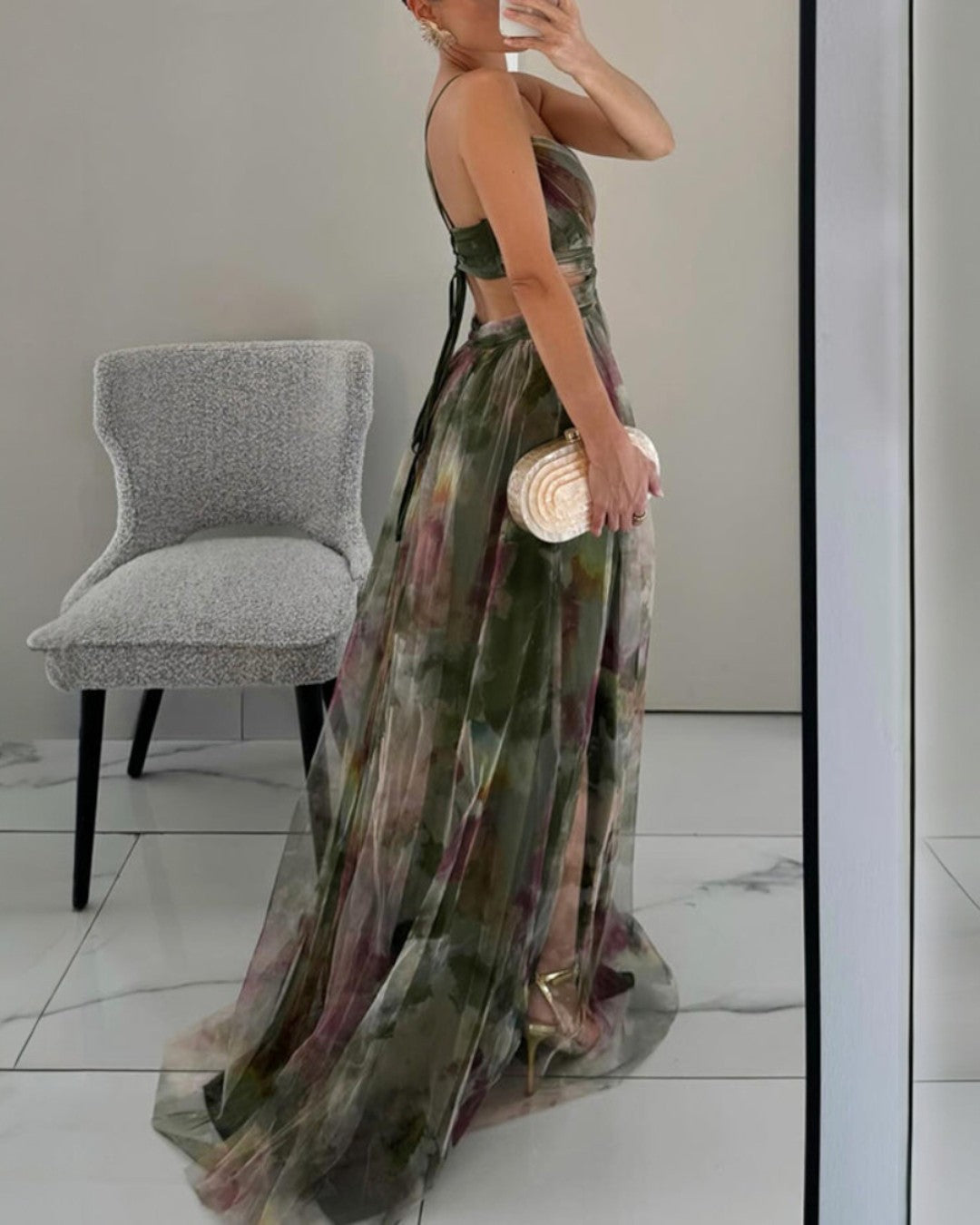 MOREAU LYON | ROBE MAXI FLORALE POUR FEMMES