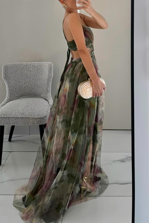 Flor | Robe maxi à fleurs légère
