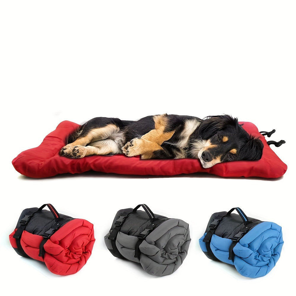 Tapis pour Chiens Pliable TrekTail DryPad | Imperméable & Léger | 90×60 cm | Pour l'Outdoor & les Voyages