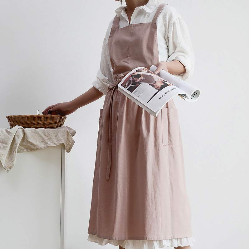 Tablier en coton imperméable avec poches pratiques – ChefMate