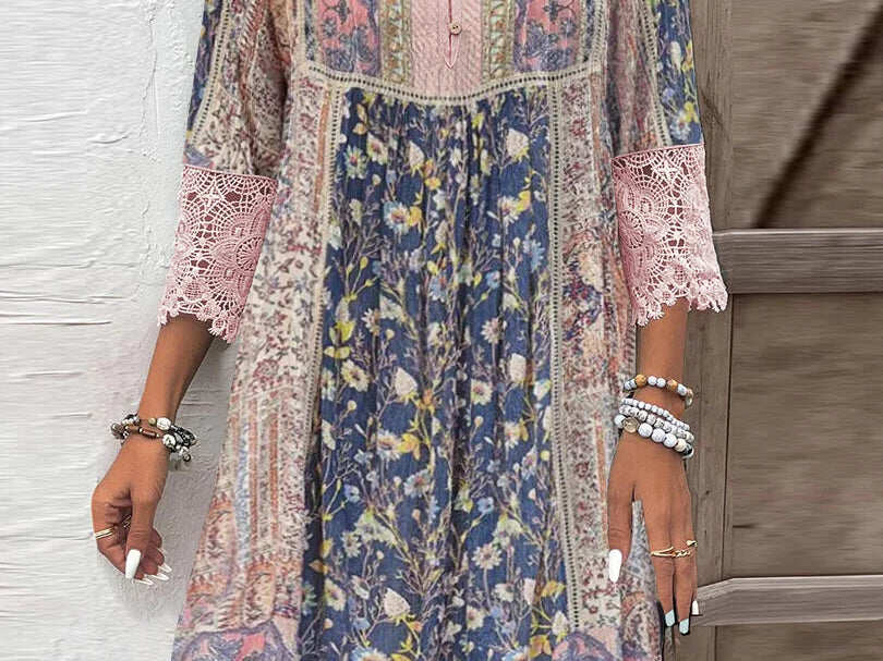 Sheena | Robe Boho aérienne avec une touche féminine