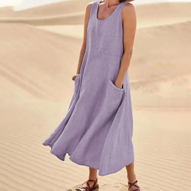 Tina™ - Robe d'été en lin