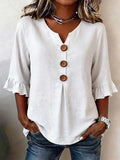 MOREAU LYON | BLOUSE À VOLANTS ROMANTIQUE POUR FEMMES
