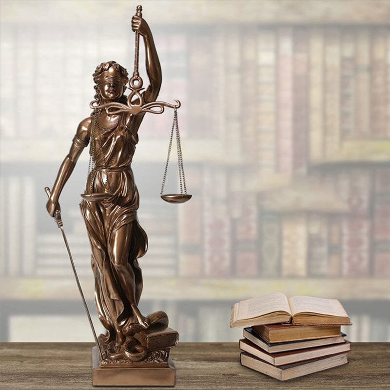 Statue décorative de la Déesse de la Justice