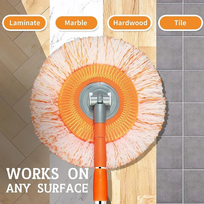 LuxeClean 360° Mop de Nettoyage Rotative | Mop Réglable pour un Nettoyage Facile dans Chaque Coin