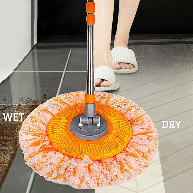 LuxeClean 360° Mop de Nettoyage Rotative | Mop Réglable pour un Nettoyage Facile dans Chaque Coin