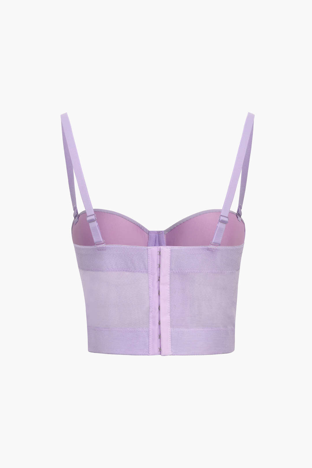 Top bustier en maille avec armatures
