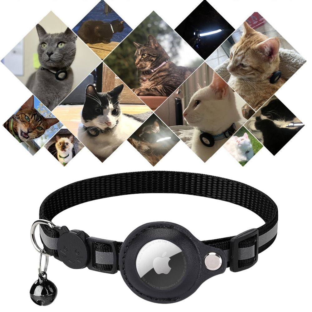 Collier GPS pour Chat avec Fermeture Rapide et Design Réfléchissant pour une Visibilité Nocturne Améliorée