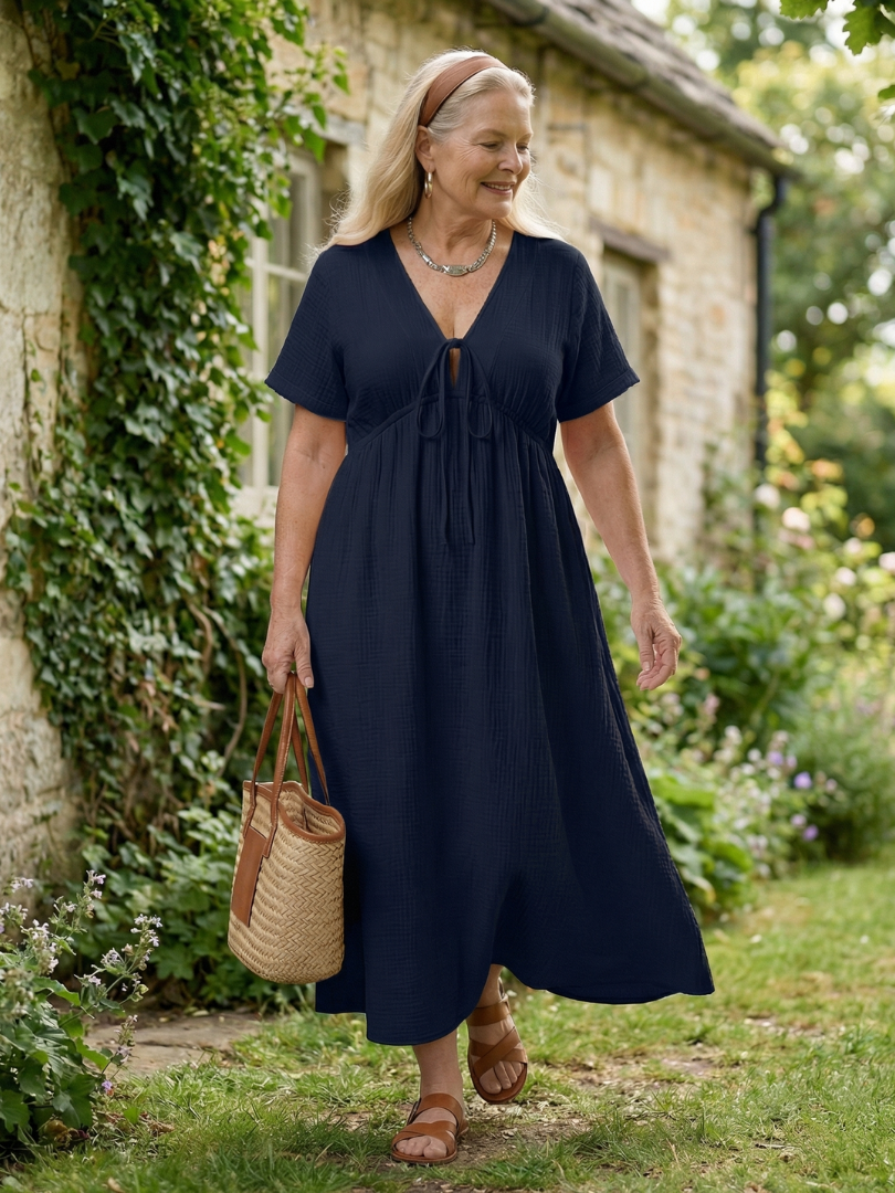 Sora | Robe Midi en Forme Nature