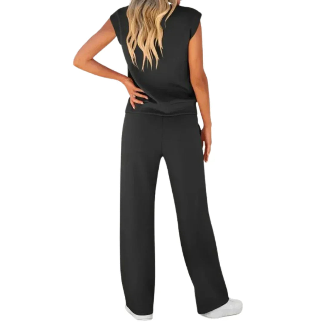 Kella | Ensemble de salon d'été doux avec silhouette décontractée