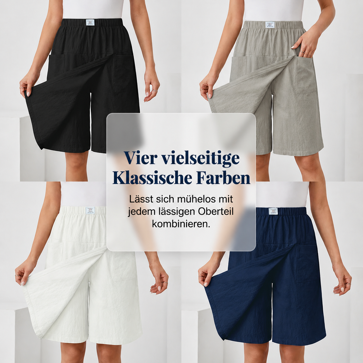Jaminla | Pantalon-jupe décontracté avec taille élastique
