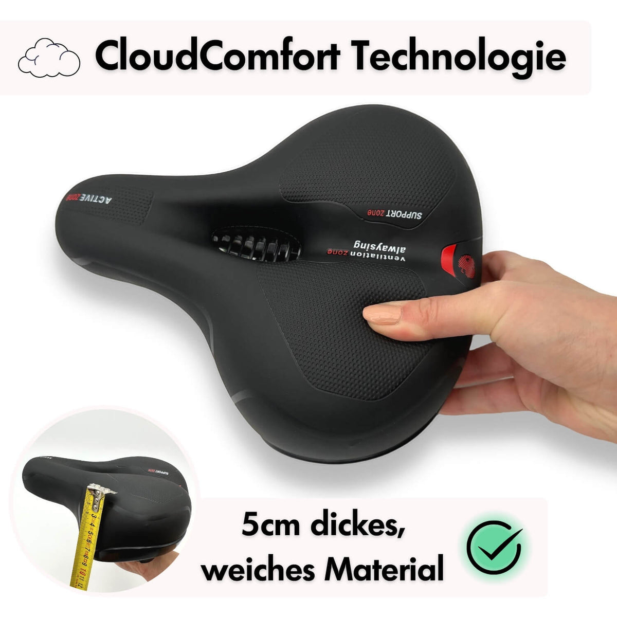CloudComfort Pro – Enfin du vélo sans douleur
