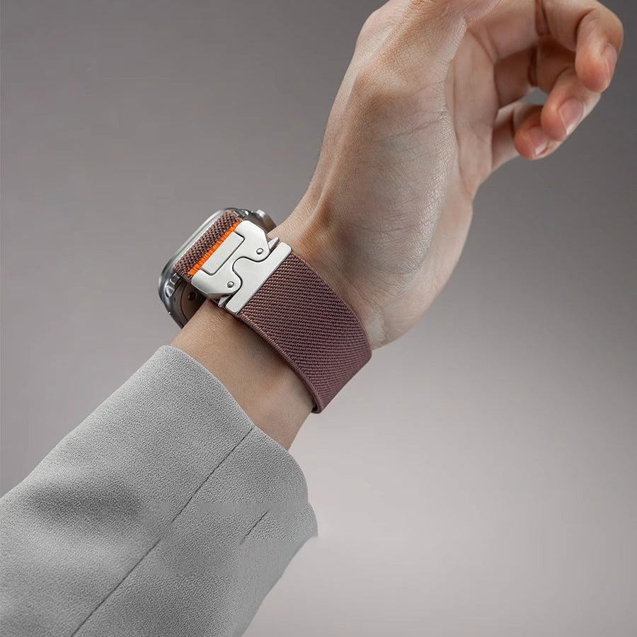 LuxeFlex Elite Nylon Band | Bandes élastiques confortables et élégantes pour Apple Watch