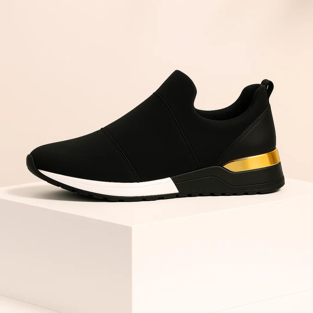 Baskets pour Femmes sans Lacets avec Semelle en Caoutchouc et Doublure en Coton