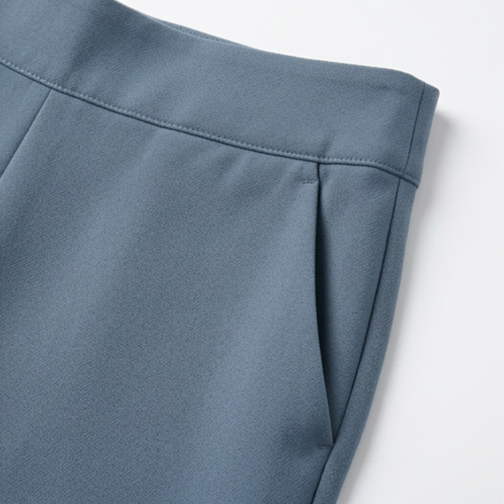 Lunavia – Pantalons larges à devant drapé