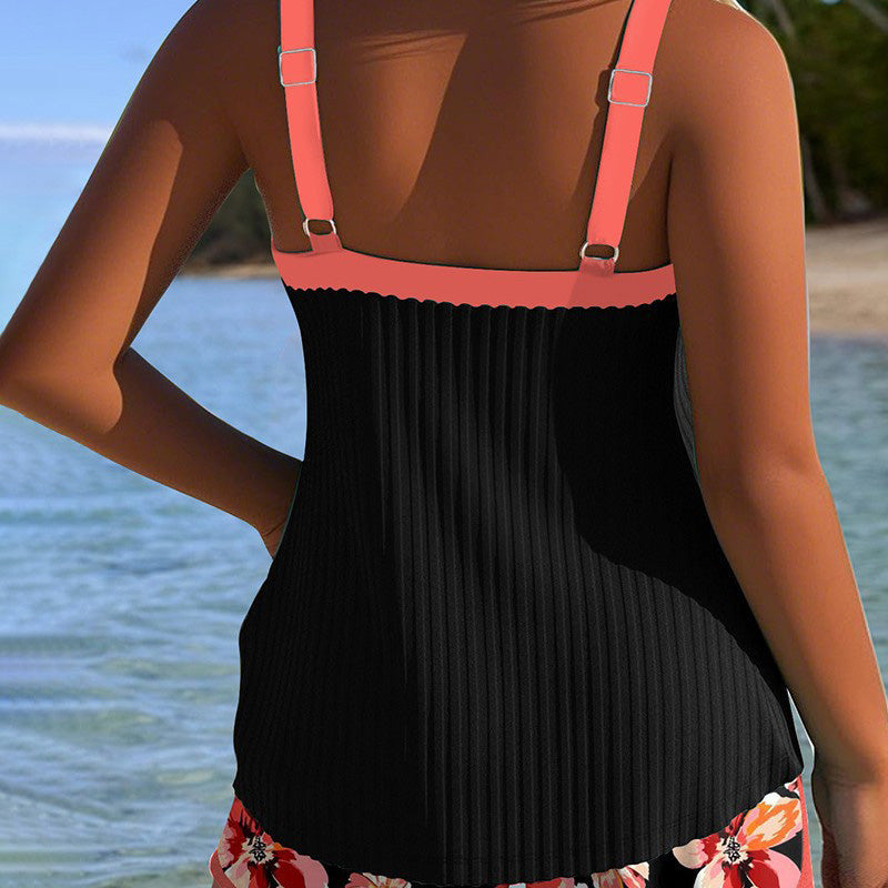 Nayi | Maillot de bain imprimé avec top et shorts