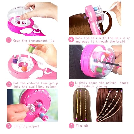 LuxuraBraid Tresseur Magique de Cheveux | Créez facilement de magnifiques tresses avec un look luxueux