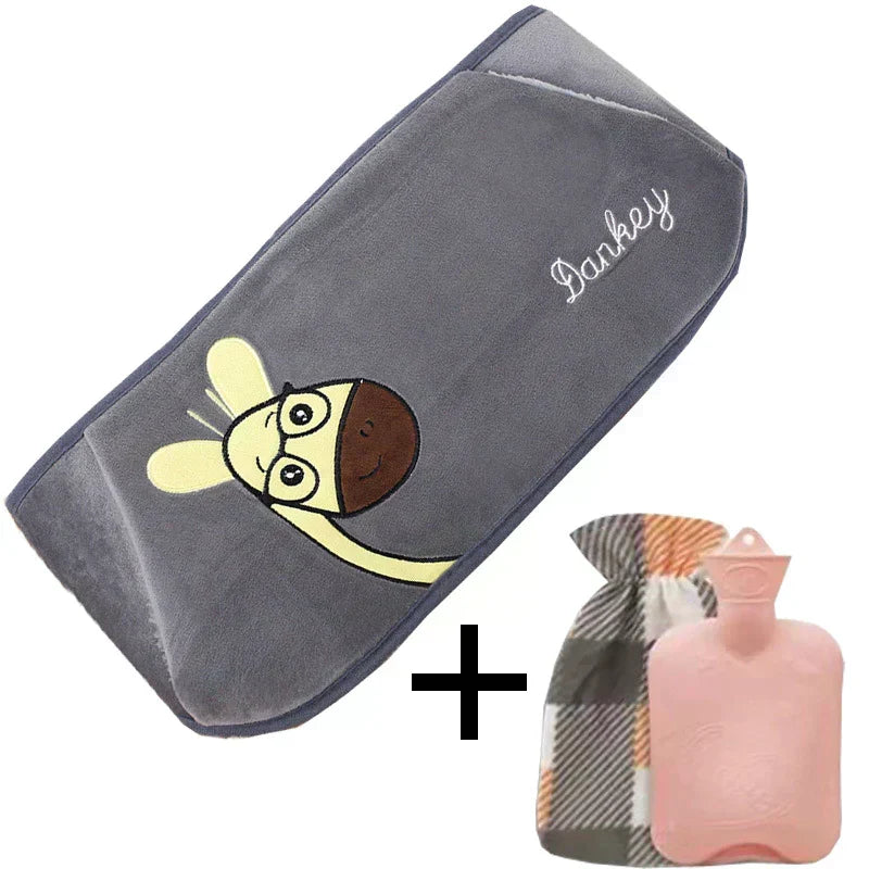 WarmCush – Bouillotte en Peluche Réutilisable avec Coussin de Hanche