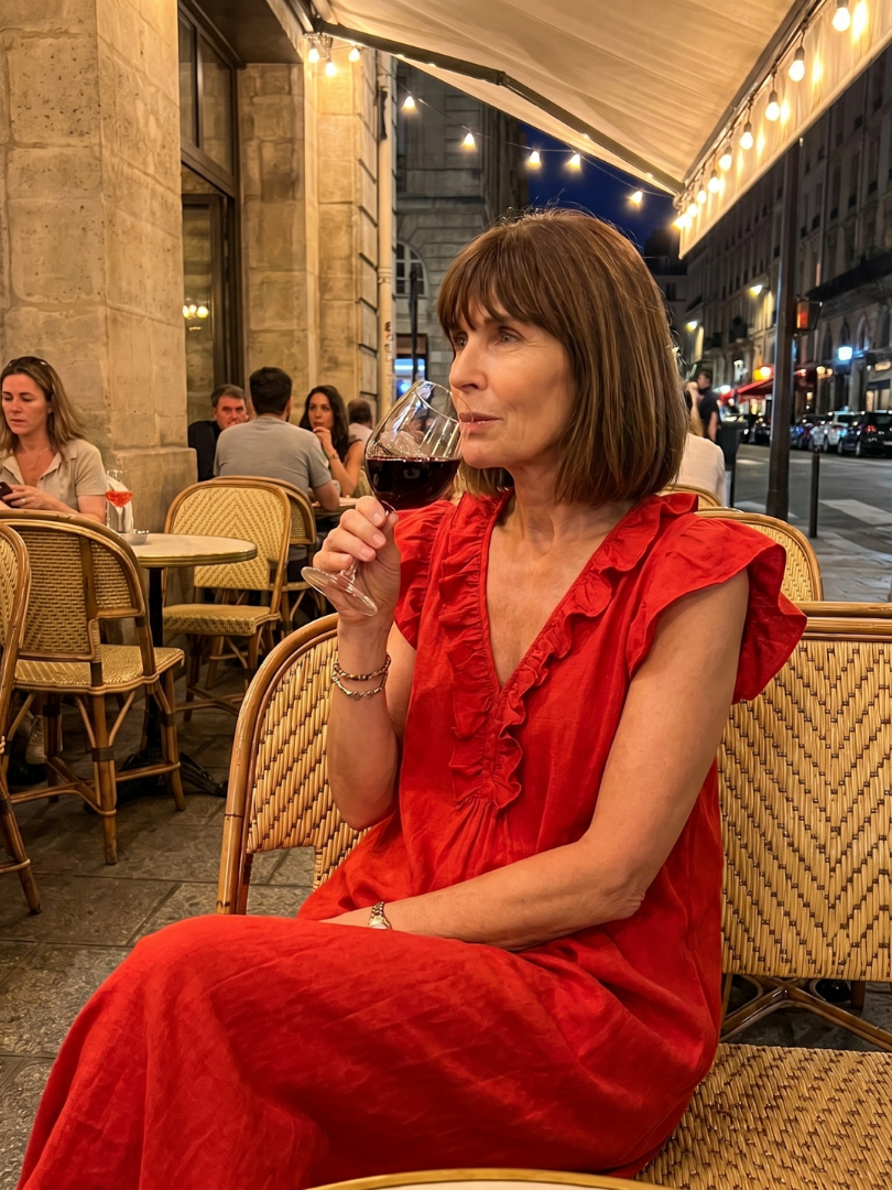 Fougère | Robe Midi Sans Manches avec Volants