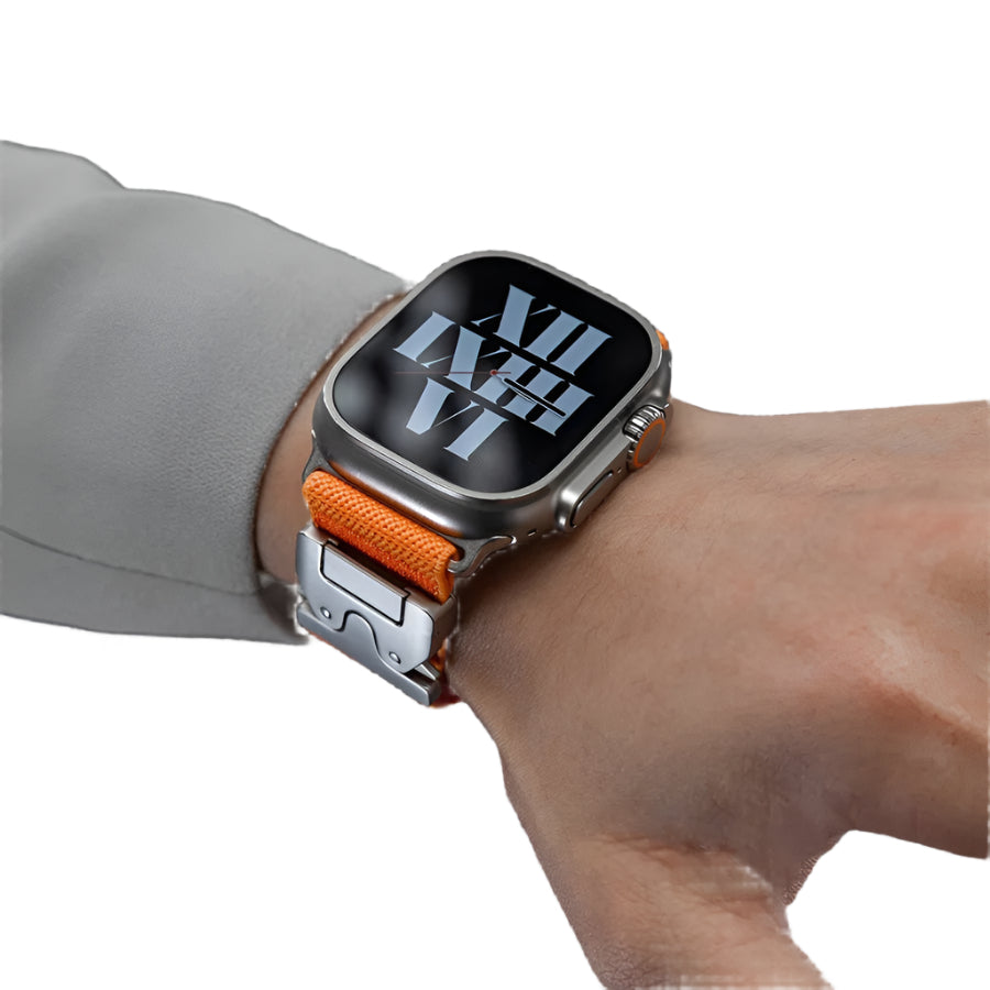 LuxeFlex Elite Nylon Band | Bandes élastiques confortables et élégantes pour Apple Watch