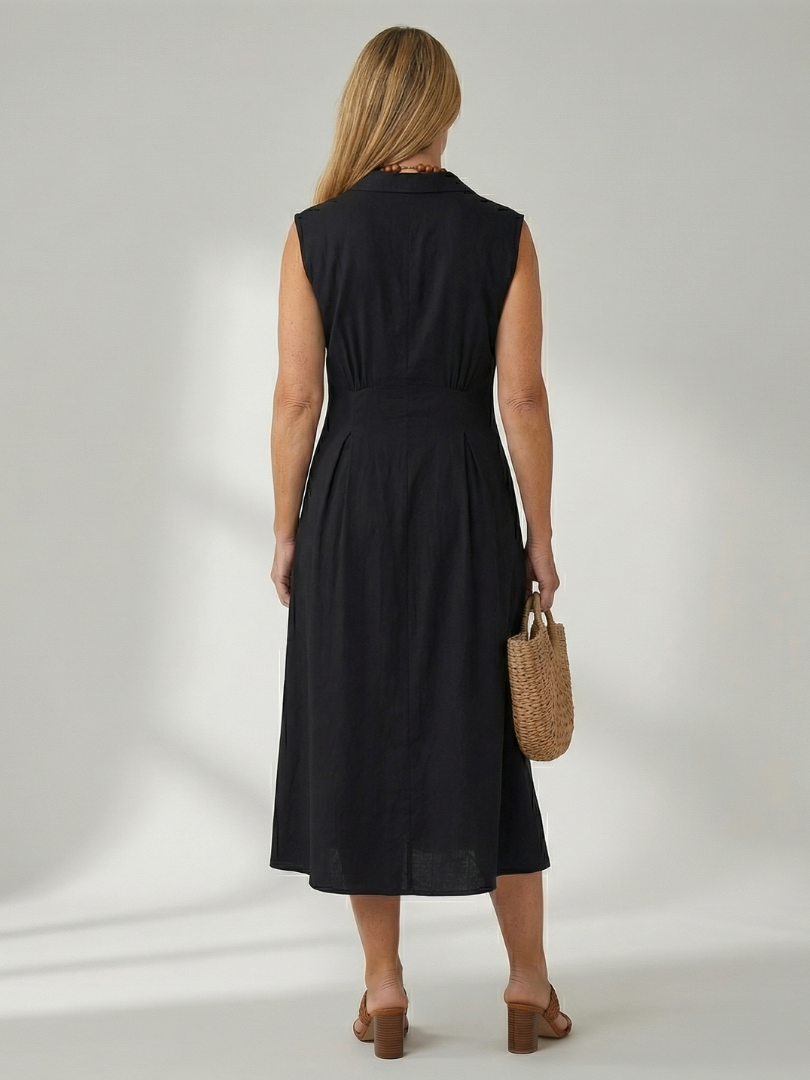 Celyn | Robe Midi à Boutons