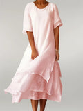 Vivienne™ - Robe longue en coton élégante