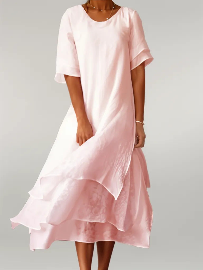 Vivienne™ - Robe longue en coton élégante