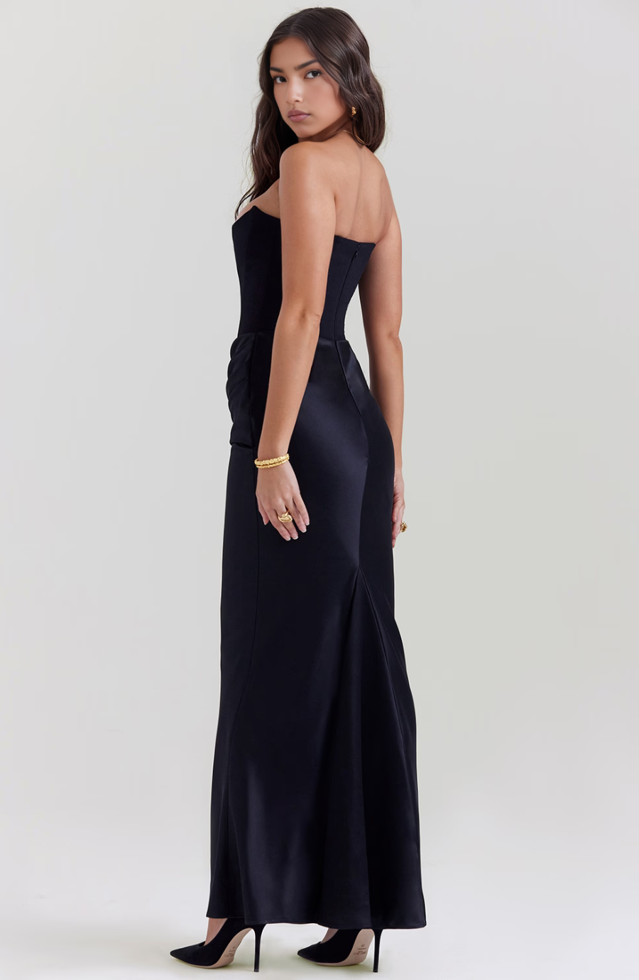 Robe Maxi Corset Sans Bretelles Mia