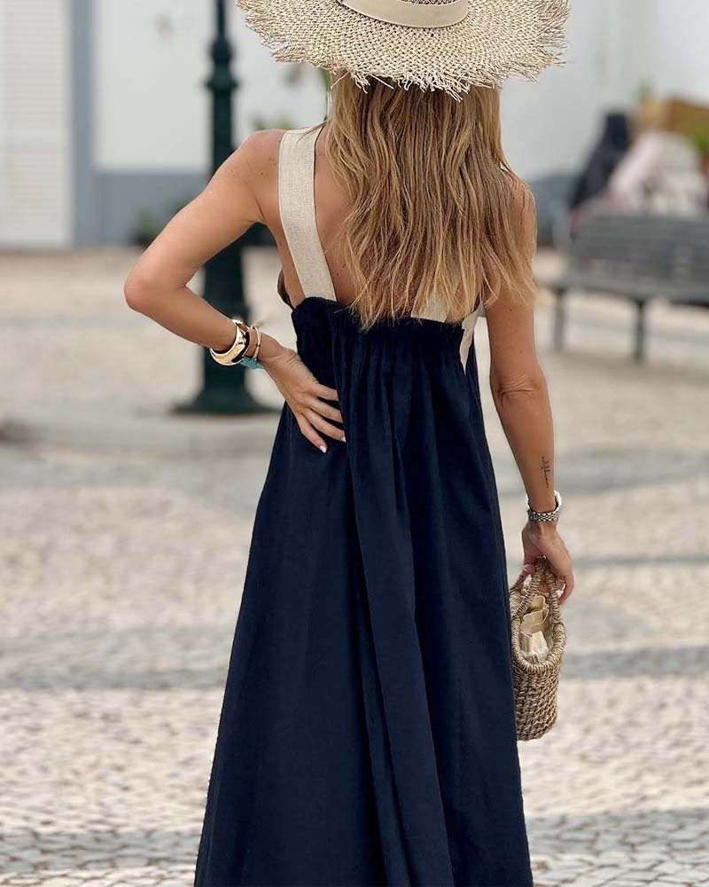 Mandie | Robe élégante dos nu avec design croisé