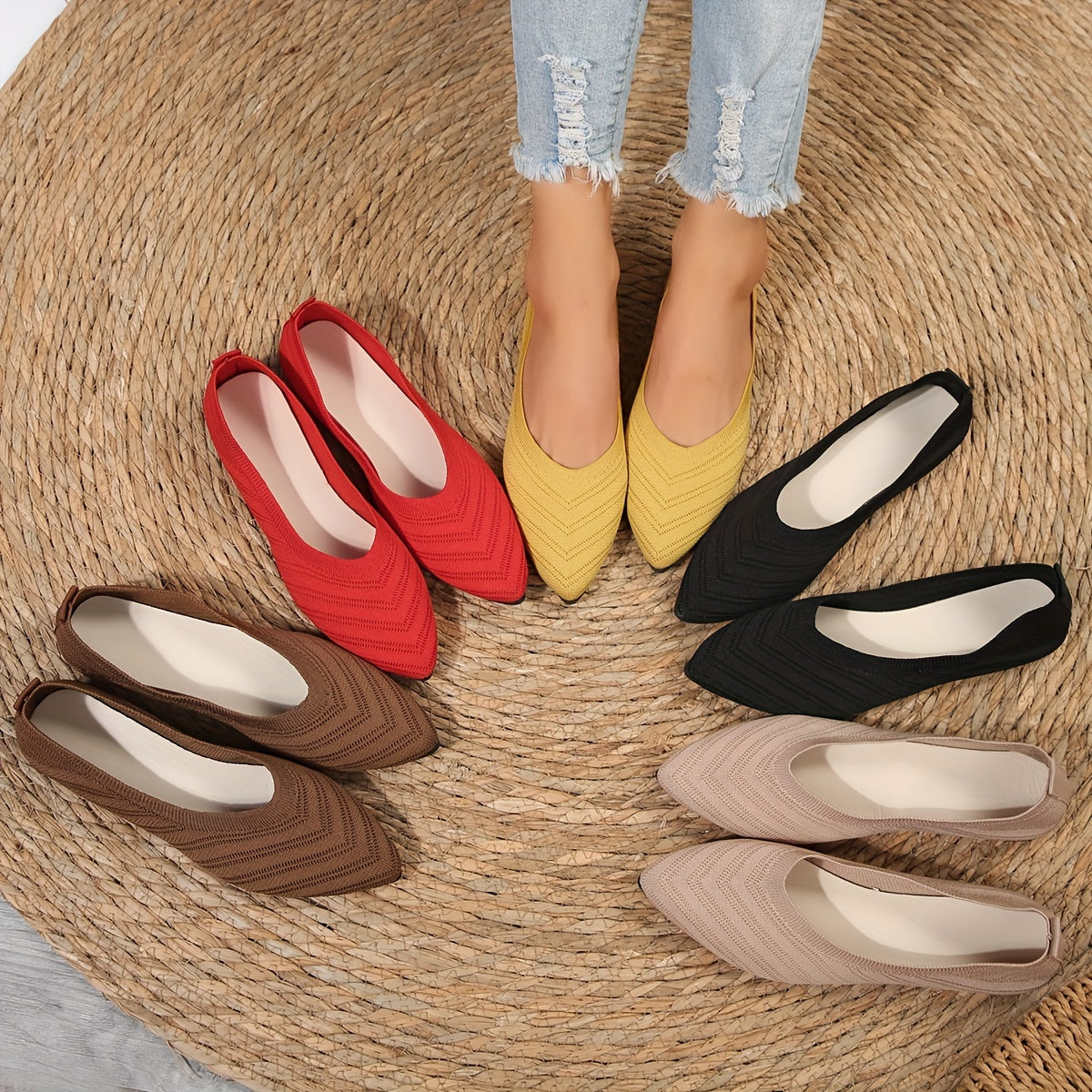 Chaussures plates confortables pour femmes