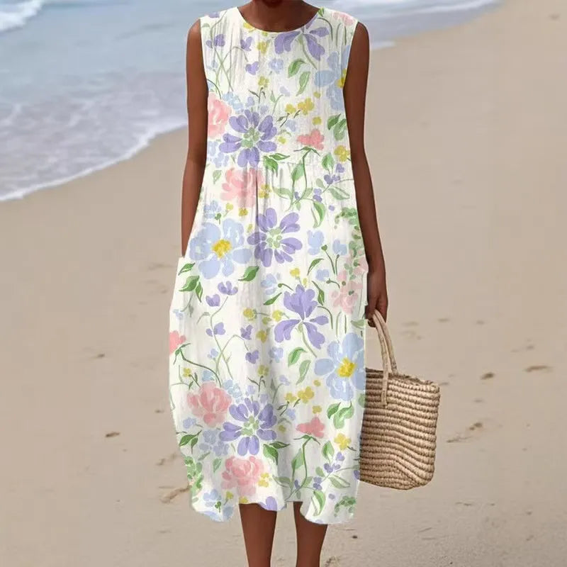 Amalia | Robe d'été sans manches pour femmes