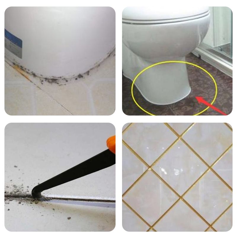 Pousbo Anti-Moisissure et étanche stylo de joint pour carrelage en céramique