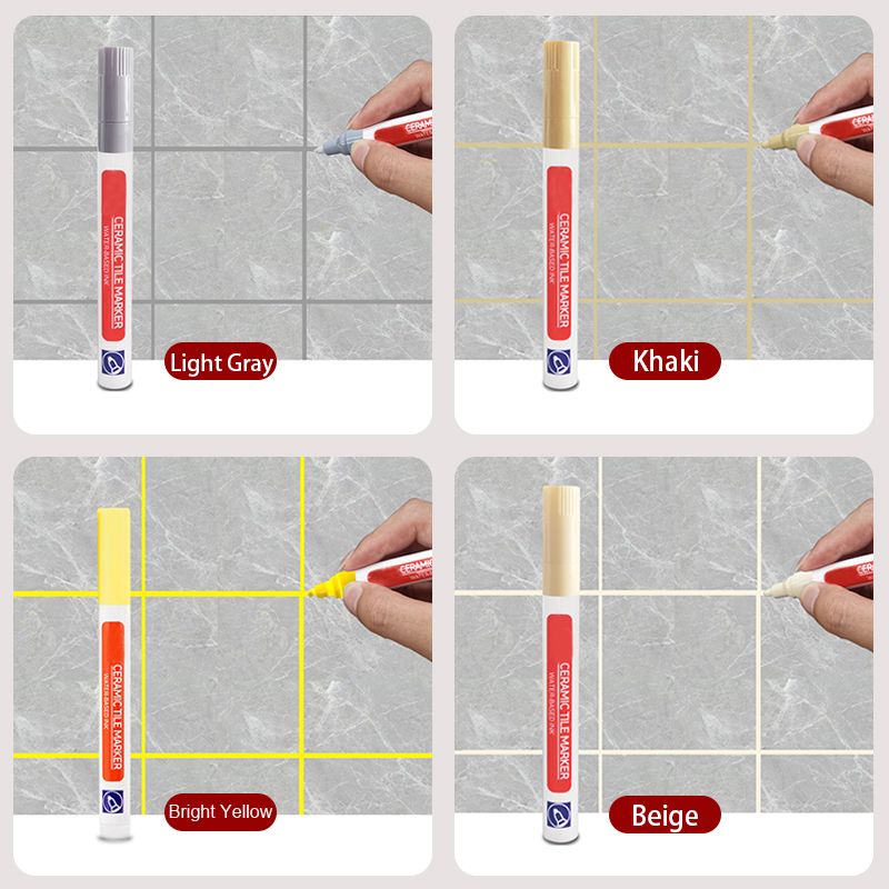 Pousbo Anti-Moisissure et étanche stylo de joint pour carrelage en céramique