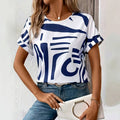 MOREAU LYON | T-SHIRT IMPRIMÉ ABSTRAIT POUR FEMMES