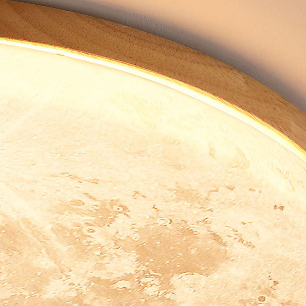 LunaGlow - Lampe de Plafond en Forme de Lune avec Éclairage LED Doux