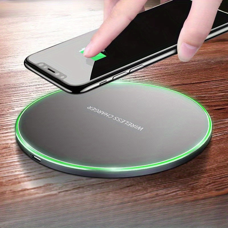 Chargeur Sans Fil Rapide – Tapis de Charge Induction 15W pour iPhone et Appareils Android, Design Élégant, Commodité Sans Câble