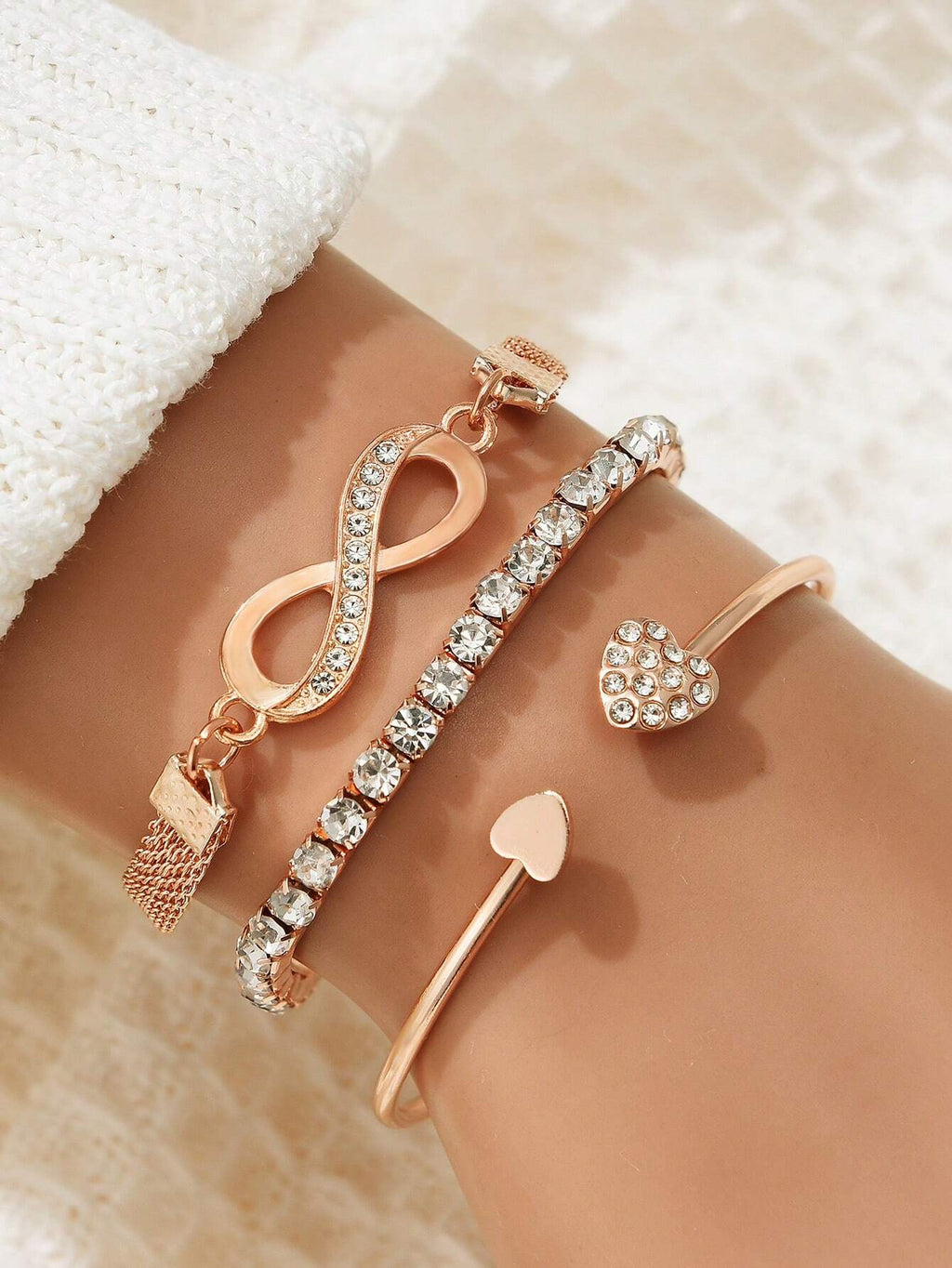 TimelessLove | Ensemble de Bracelets 3-Pièces