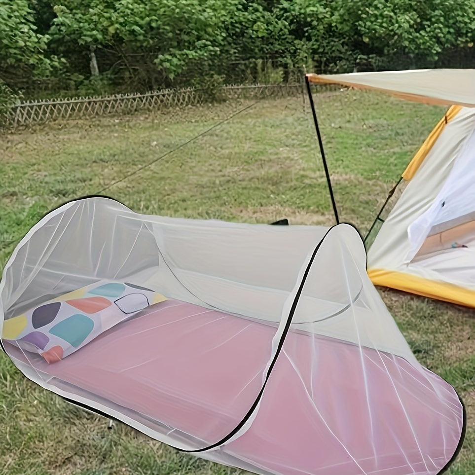 InsectoGuard Moustiquaire | Ultra légère, Pliable et Avec Fermeture Éclair pour 1 Personne